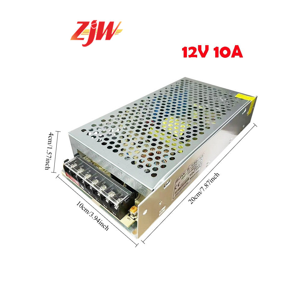 ZJW 12V 5A/10A/20A/30A /33A/40A Centralized Power Supply 12V Power AC TO DC for Led Sign CCTV Camera