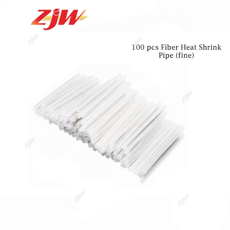 ZJW 100/50 pcs Fiber Heat Shrink Pipe (Fine/Thick)  Fiber Pipe Fusion Splicer Protection Sleeve