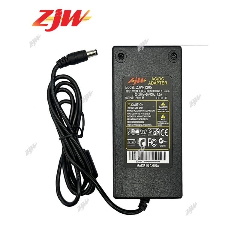 ZJW DC12V Adapt 12V 3A / 12V 5A CCTV Power Supply Adapter 12V Power Adaptor