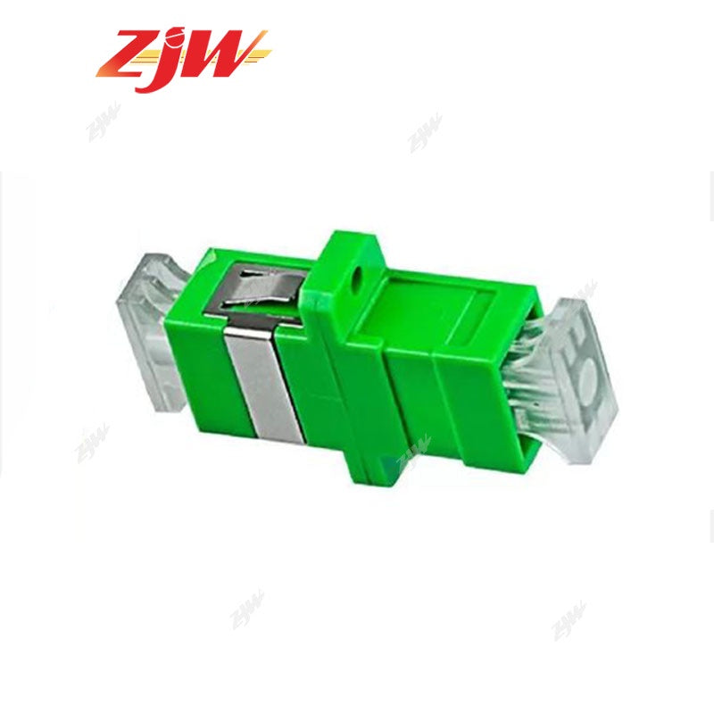ZJW 10pcs SC APC Single mode  Multimode Fiber optic Adapter fiber coupler for FTTH Fiber Optic Cable