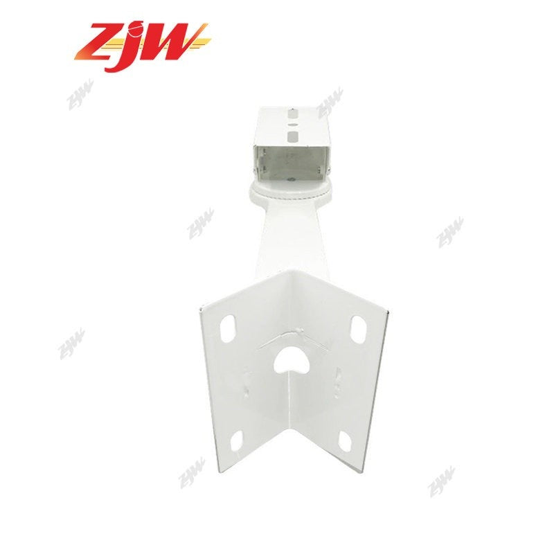 ZJW CCTV Bracket Camera Cylindrical Pole Hoop Bracket Mounting Support Stands Holder Aluminum