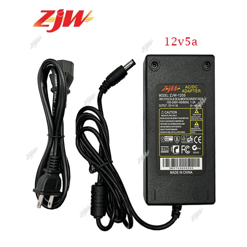 ZJW DC12V Adapt 12V 3A / 12V 5A CCTV Power Supply Adapter 12V Power Adaptor