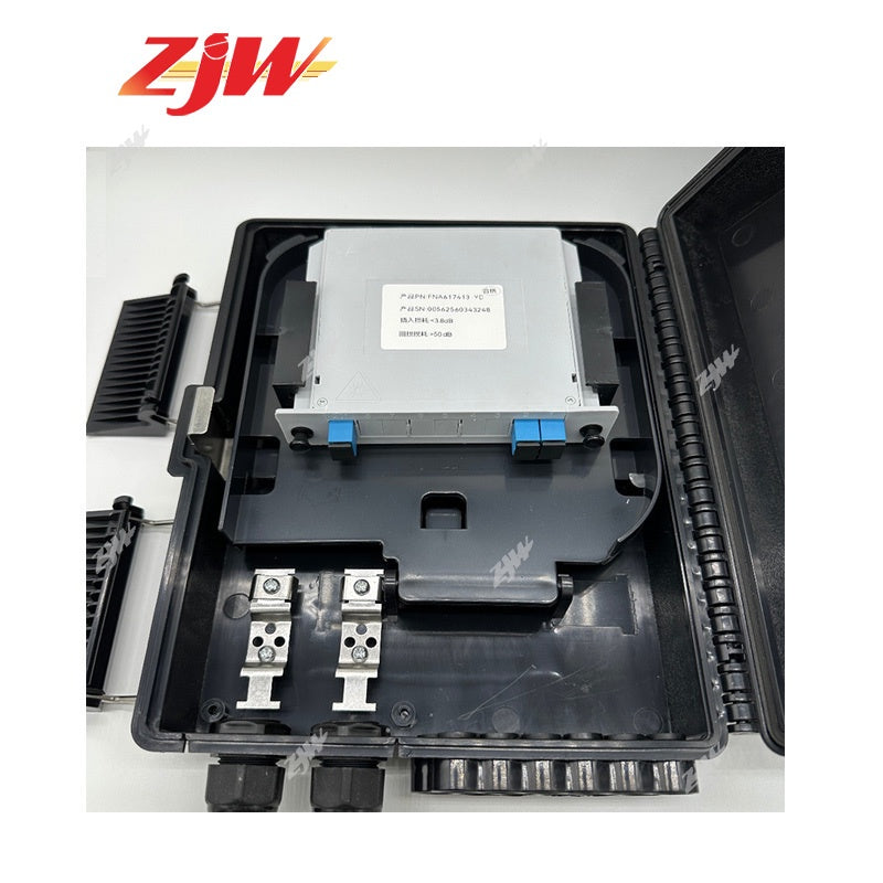 ZJW 8 port Fiber Splitter Nap Box FTTH Insert type Fiber Optic Distribution Box For PLC Splitter