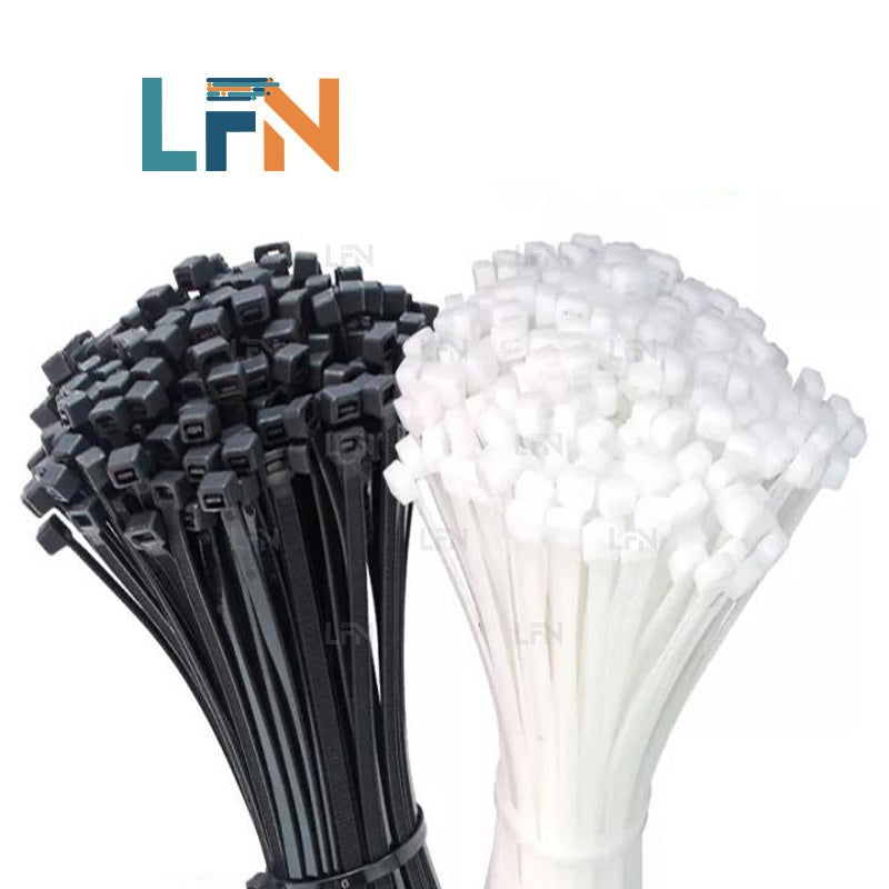 100PCS 4 Series  Width Nylon Cable Tie Reusable Self Locking Adjustable Flexible Nylon Cable Zip Tie