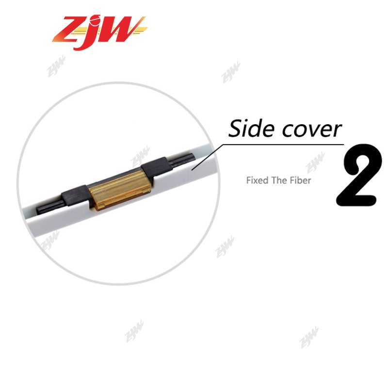 ZJW 5Pcs Bare Optical Fiber Cold Connector Drop Cable Splice Fiber Mechanical Splice L925BP