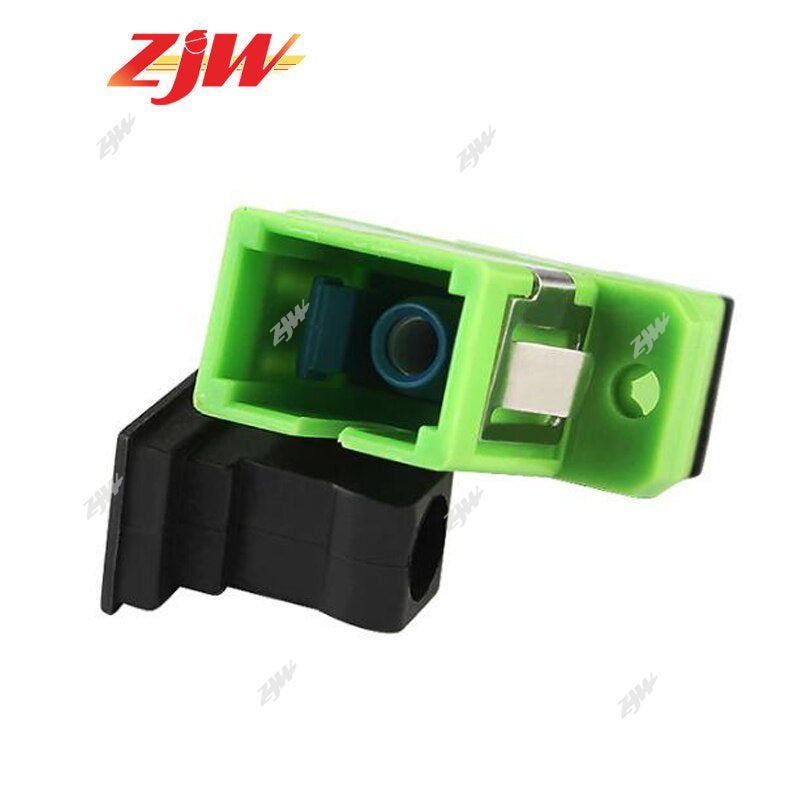 ZJW 10pcs SC APC Single mode  Multimode Fiber optic Adapter fiber coupler for FTTH Fiber Optic Cable