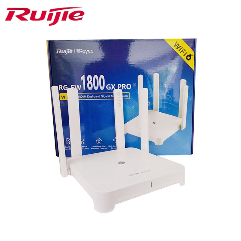 Ruijie RG-EW1800GX Pro 1800M Wi-Fi 6 Dual-band Gigabit Mesh Router (RG-EW1800GX Pro) Dual-band