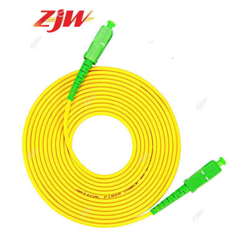 ZJW 1m /3m/ 5m/ 10m SC/APC-SC/APC Simplex Single-mode Fiber Optic Patch Cord For Globe Converge