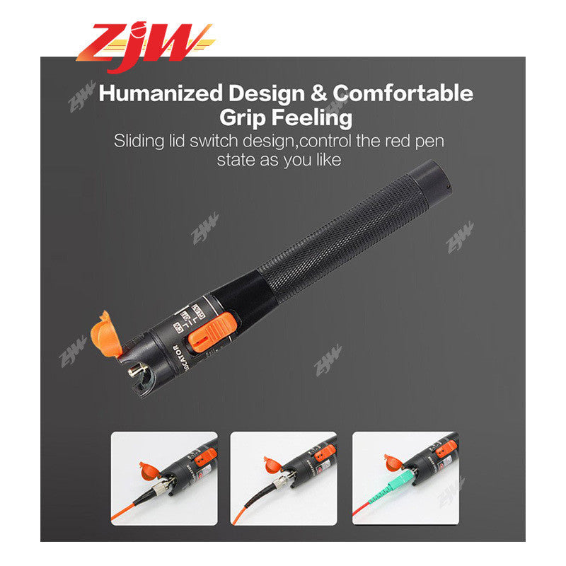 Red Laser Fiber Optic Visual Fault Locator Fiber Optic Test Pen 10MW 10KM