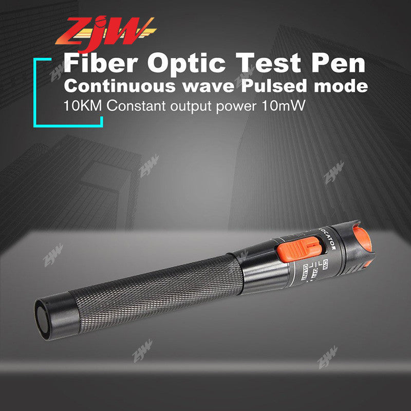 Red Laser Fiber Optic Visual Fault Locator Fiber Optic Test Pen 10MW 10KM