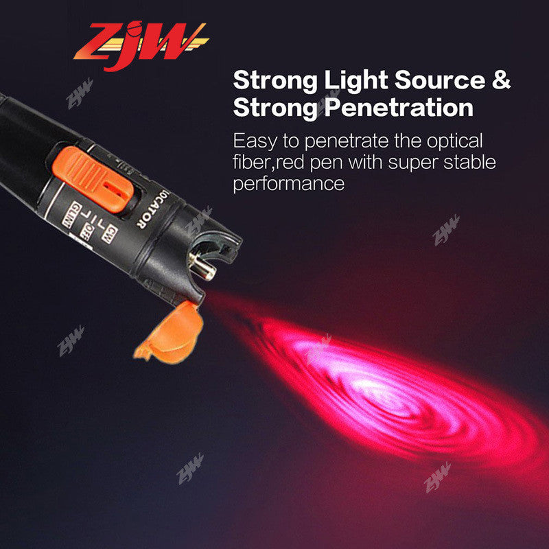 Red Laser Fiber Optic Visual Fault Locator Fiber Optic Test Pen 10MW 10KM