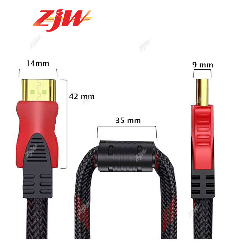 ZJW HDTV HDMI to HDMI 1.5M / 3M / 5M Male to Male High Speed Cable