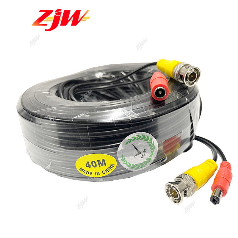 ZJW 5M 10M 20M 30M 40M BNC RG59 Video Power Siamese Cable Security Camera CCTV Camera