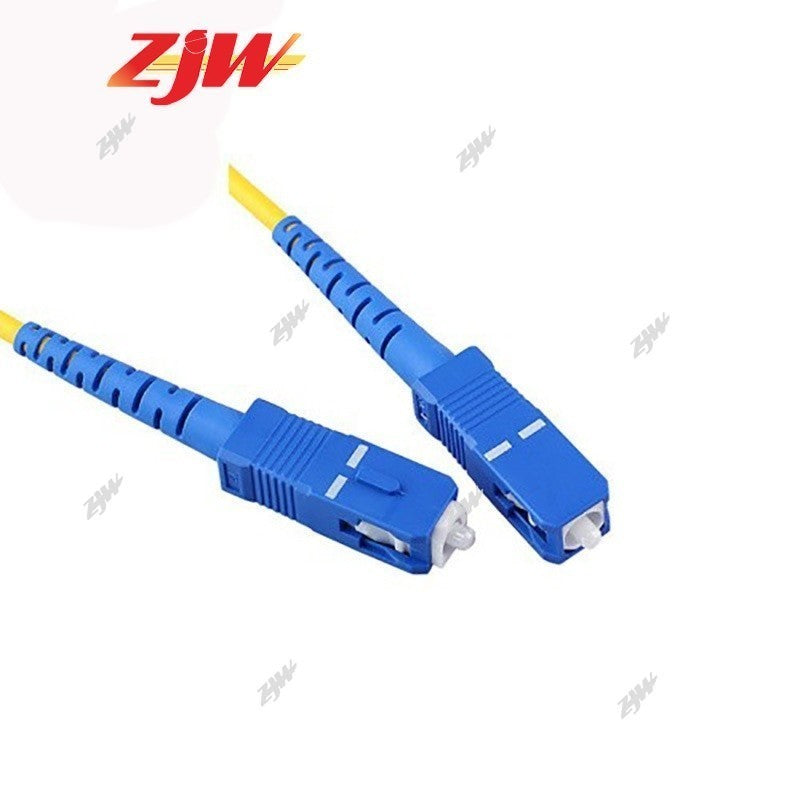 ZJW 1M / 2M/ 3M SC/UPC Fiber Optic Jumper Cable Simplex 9/125  Single Mode Extension Patch Cord