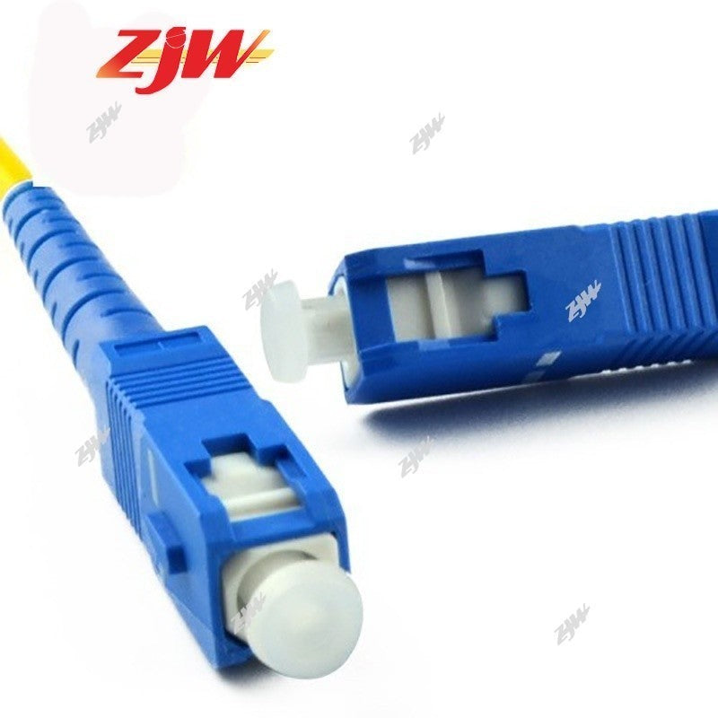 ZJW 1M / 2M/ 3M SC/UPC Fiber Optic Jumper Cable Simplex 9/125  Single Mode Extension Patch Cord
