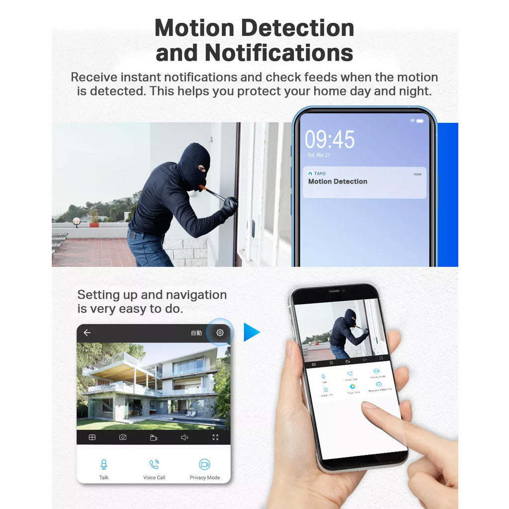 C310 3MP / C320WS 4MP Outdoor Wifi Security Camera