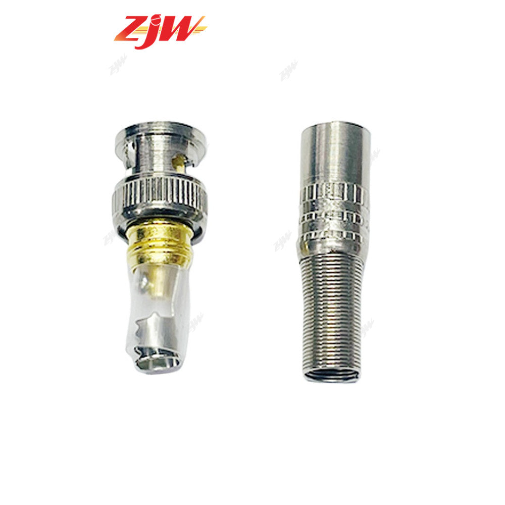 ZJW 5pcs BNC Connector (scew type) for Coaxial RG59 and RG6 Siamese cable