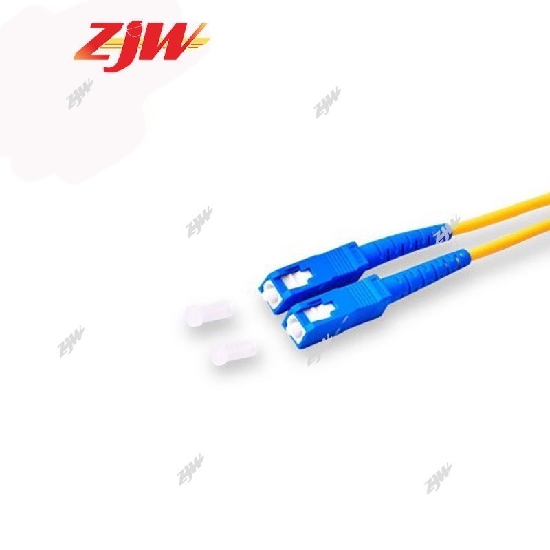 ZJW 1M / 2M/ 3M SC/UPC Fiber Optic Jumper Cable Simplex 9/125  Single Mode Extension Patch Cord
