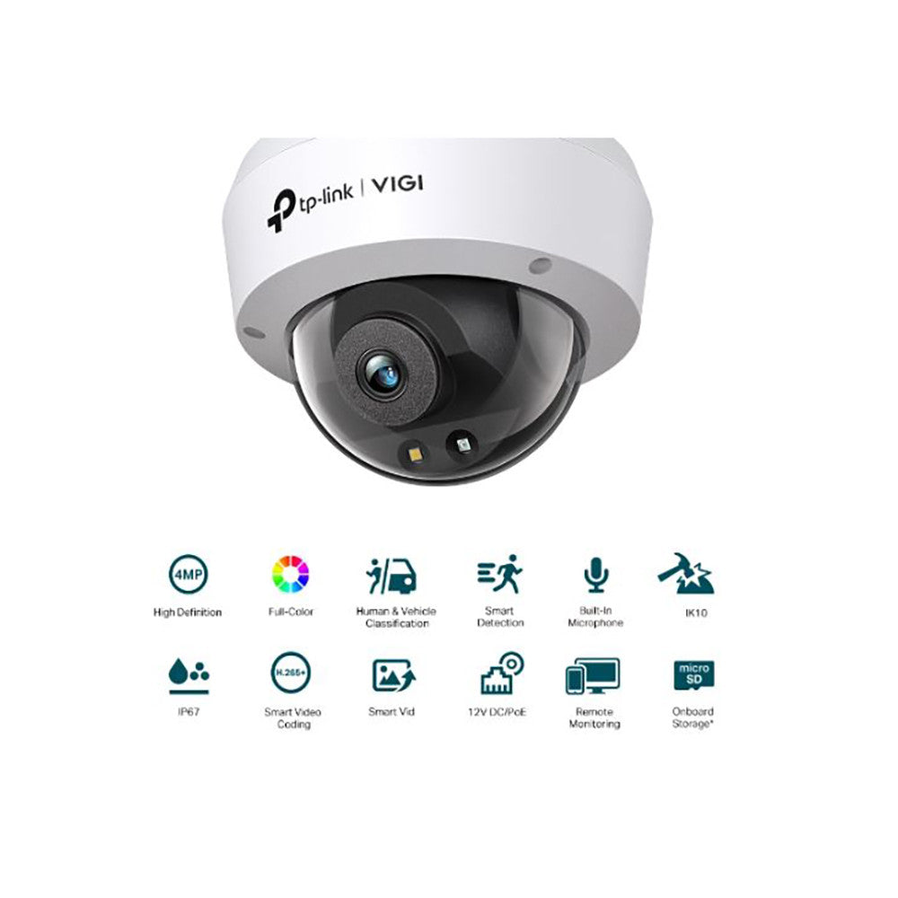 VIGI C230  3MP / VIGI C240 4MP Full-Color Dome Network Camera