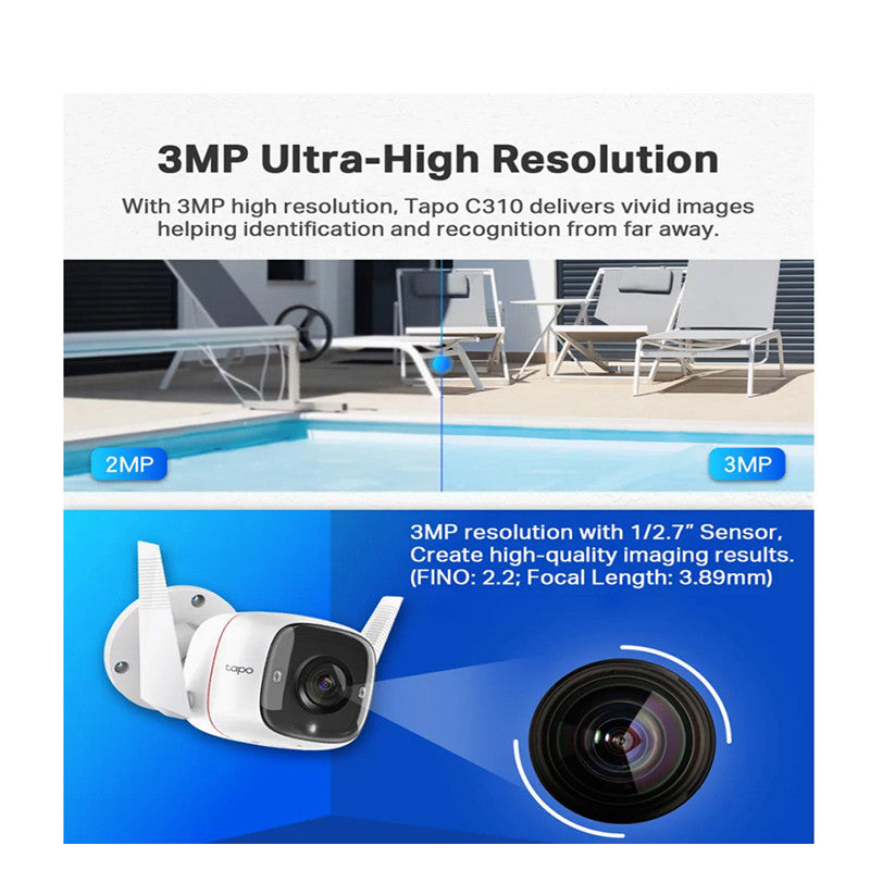 C310 3MP / C320WS 4MP Outdoor Wifi Security Camera