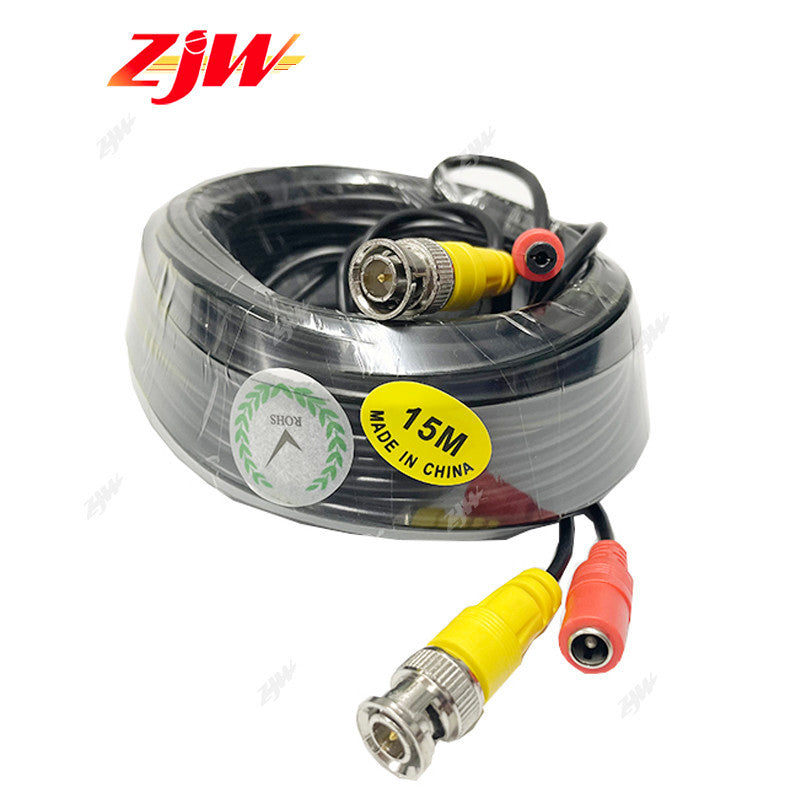 ZJW 5M 10M 20M 30M 40M BNC RG59 Video Power Siamese Cable Security Camera CCTV Camera