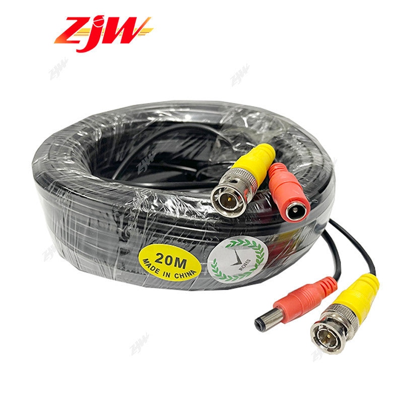 ZJW 5M 10M 20M 30M 40M BNC RG59 Video Power Siamese Cable Security Camera CCTV Camera
