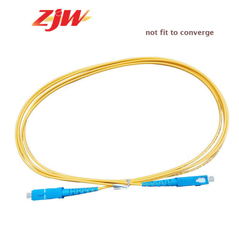 ZJW 1M / 2M/ 3M SC/UPC Fiber Optic Jumper Cable Simplex 9/125  Single Mode Extension Patch Cord