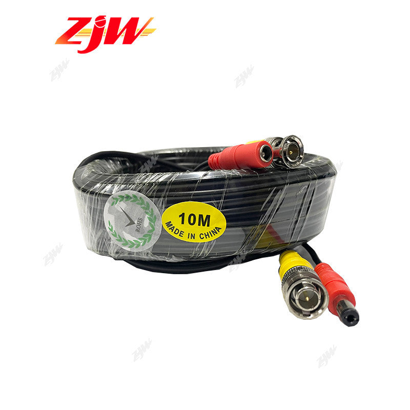 ZJW 5M 10M 20M 30M 40M BNC RG59 Video Power Siamese Cable Security Camera CCTV Camera