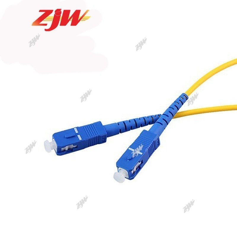 ZJW 1M / 2M/ 3M SC/UPC Fiber Optic Jumper Cable Simplex 9/125  Single Mode Extension Patch Cord