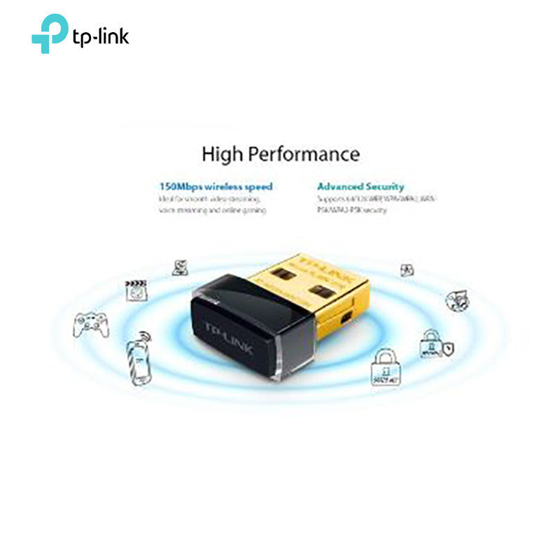TL-WN725N Wireless 150Mbps Wi-Fi Receiver N Nano USB Adapter