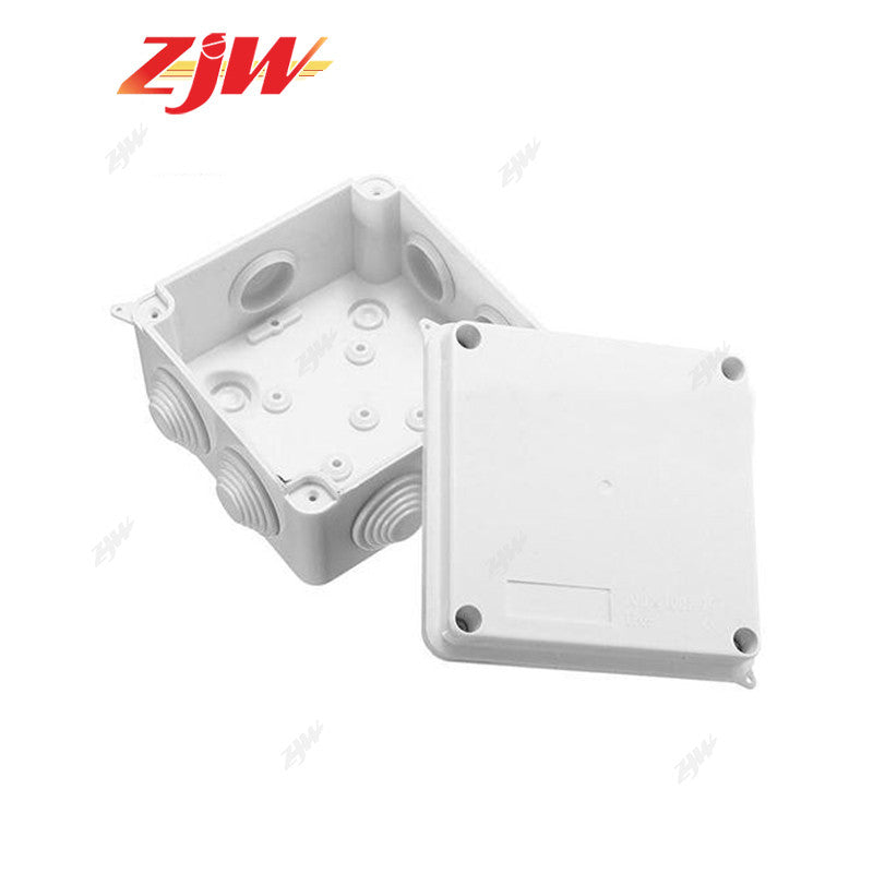 ZJW Waterproof CCTV Junction Box Enclosure 100x100x70mm 85x85x50mm Outdoor Box IP65