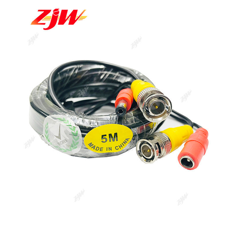 ZJW 5M 10M 20M 30M 40M BNC RG59 Video Power Siamese Cable Security Camera CCTV Camera