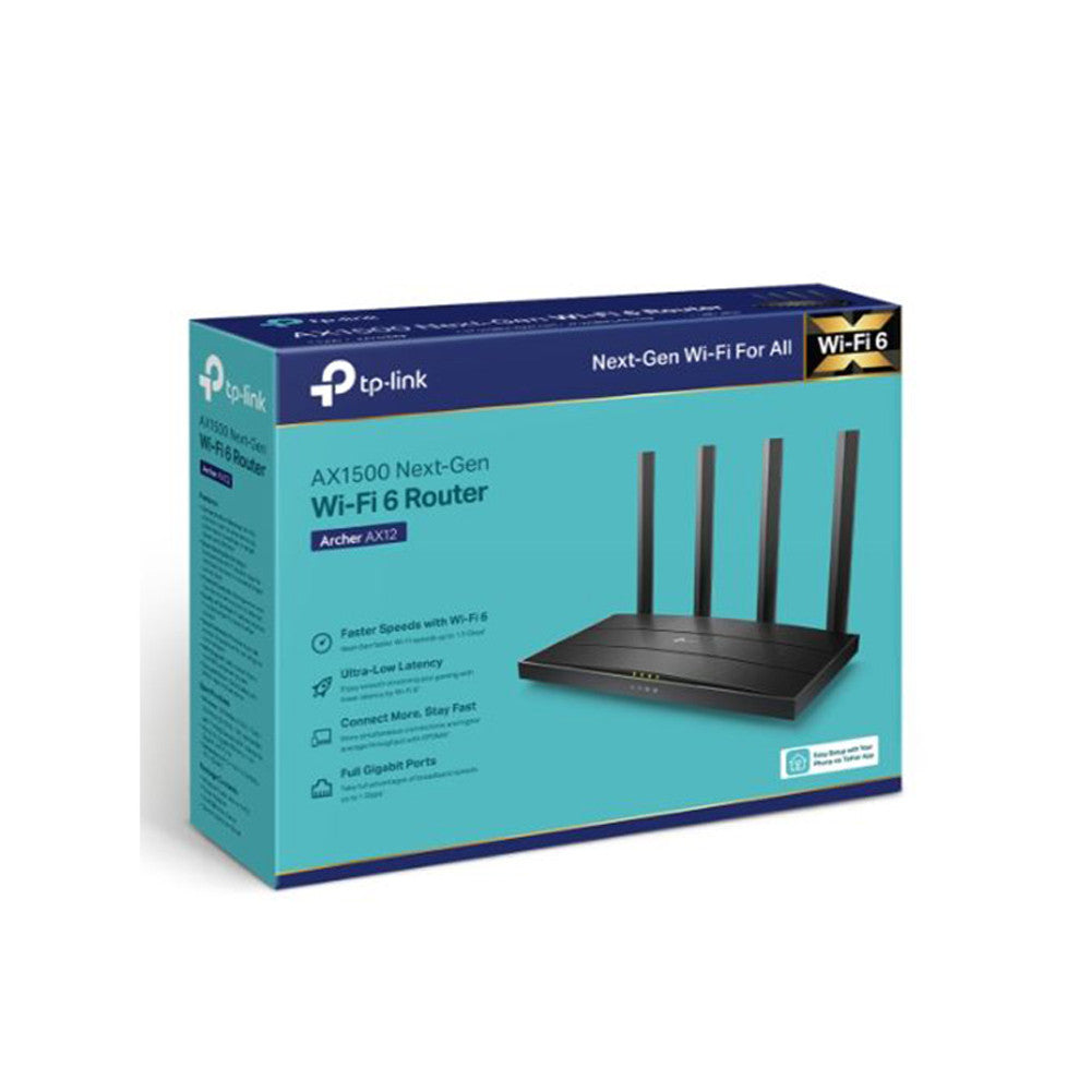 Archer AX12 New AX1500 Wi-Fi 6 Router Dual-Band | Wi-Fi 6 | Easy Setup | Gigabit | Access Point