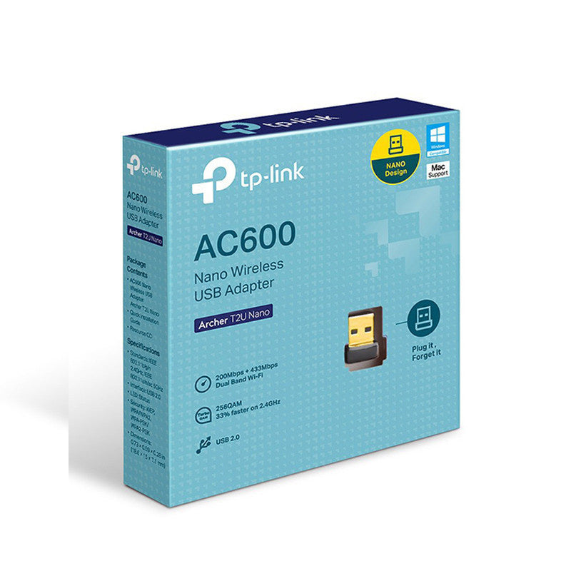 Archer T2U Nano  | Adapter| AC600 | Wi-Fi 5 | Wireless | WiFi | Receiver | USB