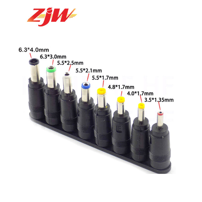 ZJW 8 Types  5.5X 2.1 MM DC Power Jack Female Plug Adapter Connectors Plug Connector Tips