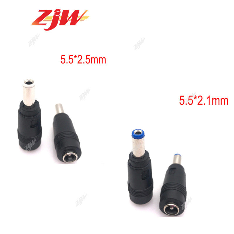ZJW 8 Types  5.5X 2.1 MM DC Power Jack Female Plug Adapter Connectors Plug Connector Tips