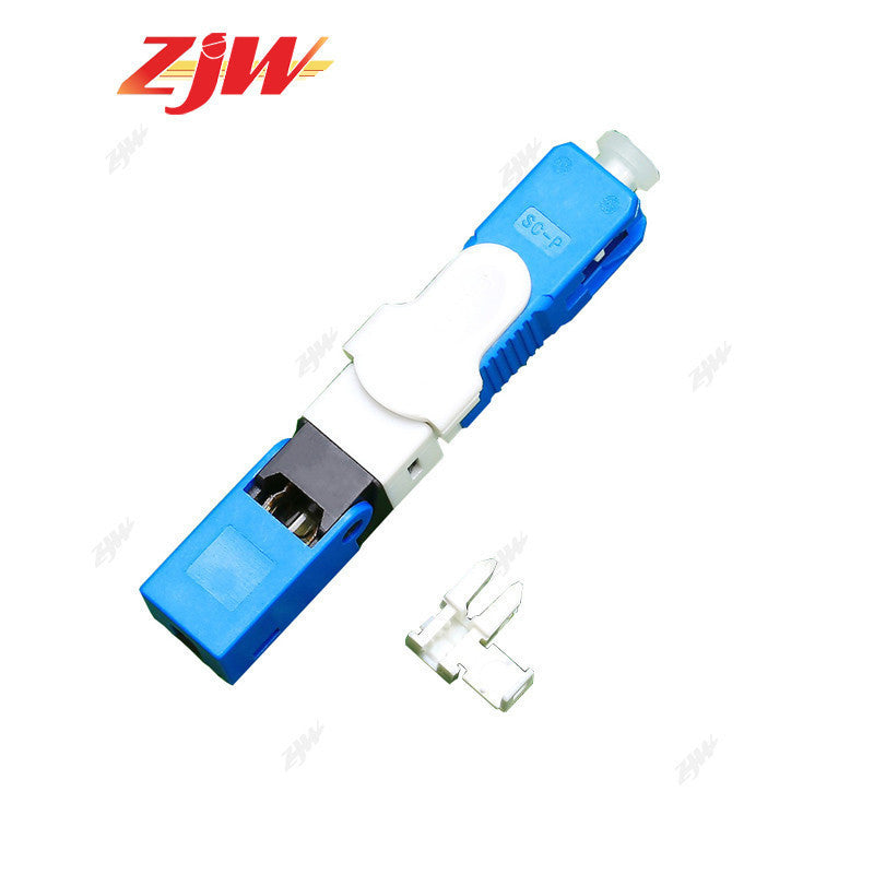 ZJW FTTH 5PCS Embedded Type Fast Connector SC UPC/APC Single Mode ESC250D Fast Connector