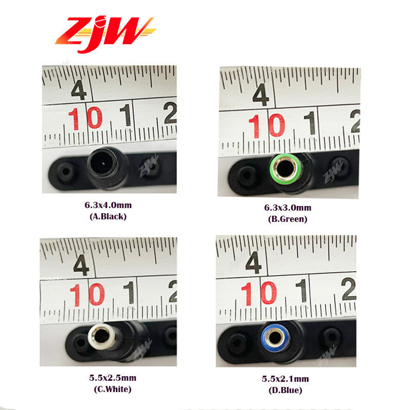 ZJW 8 Types  5.5X 2.1 MM DC Power Jack Female Plug Adapter Connectors Plug Connector Tips