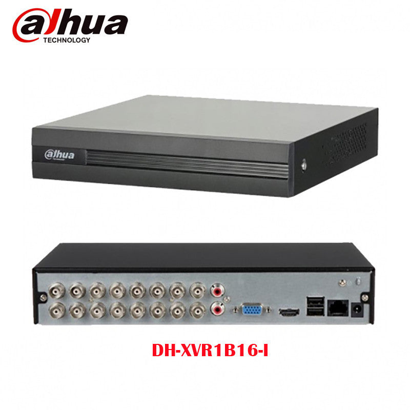 2MP DAHUA DH-XVR1B04-I 4/8/16 Channel 1080N/720p Compact 1U 1HDD Cooper Series DVR