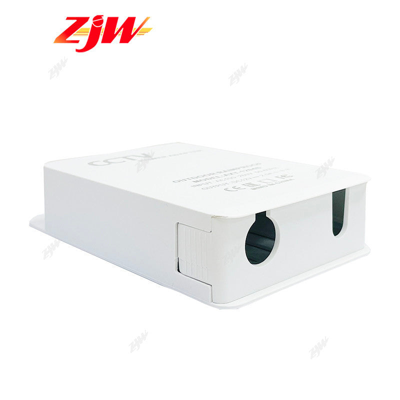 ZJW 12V 2.5A CCTV Security Cameras AC DC Power Supply Box Outdoor Waterproof  (White)