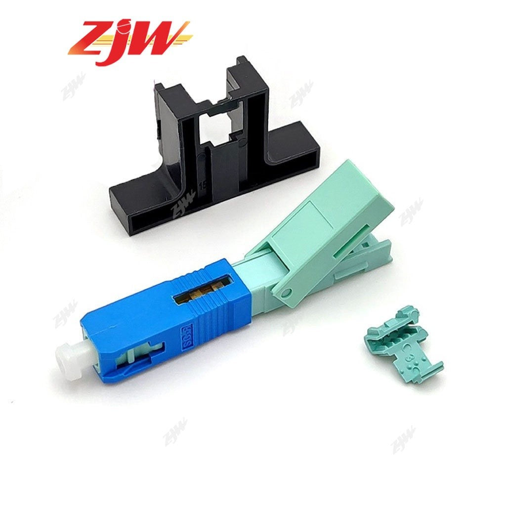 ZJW Fibre Optic SC Connector Butterfly SC Connector Fiber Optical Connector