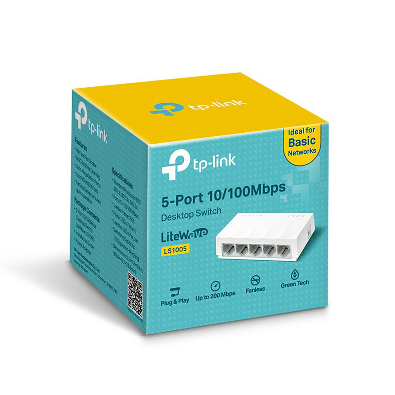 5 / 8 -Port 10/100Mbps Desktop Network Switch LS1005 / LS1008