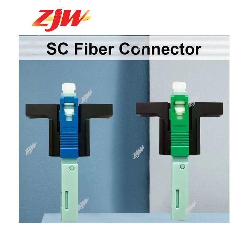ZJW Fibre Optic SC Connector Butterfly SC Connector Fiber Optical Connector