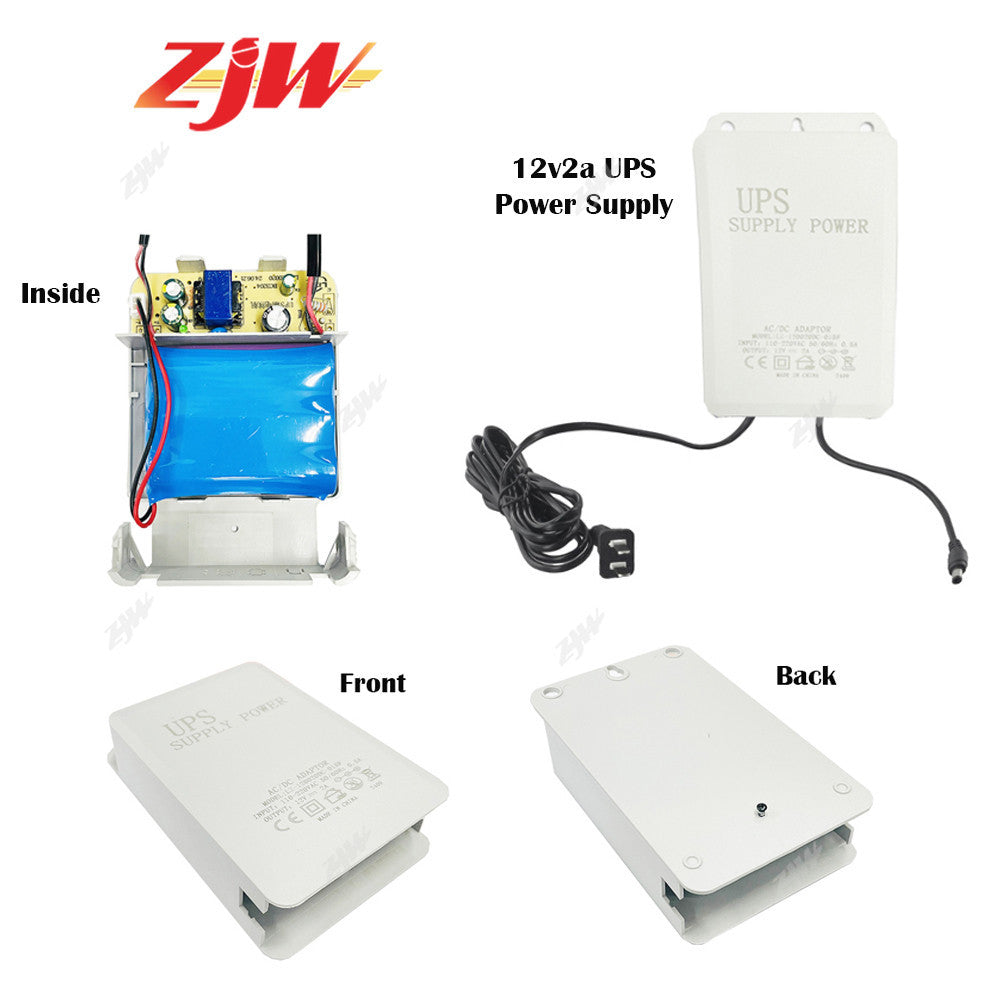 ZJW Uninterruptible Power Supply  12V 2A Mini UPS Battery Backup for CCTV Camera V380 Wifi Camera