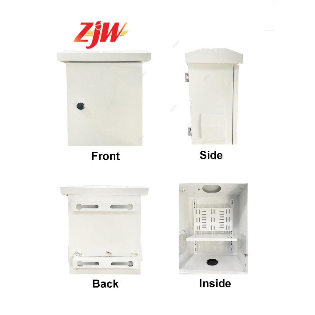 ZJW Outdoor Enclosure Heavy Duty Steel Box  Small:400*300*200mm