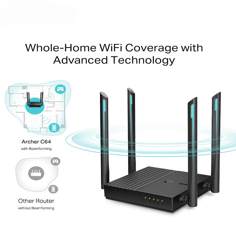Archer C64 AC1200 Wireless MU-MIMO WiFi Router