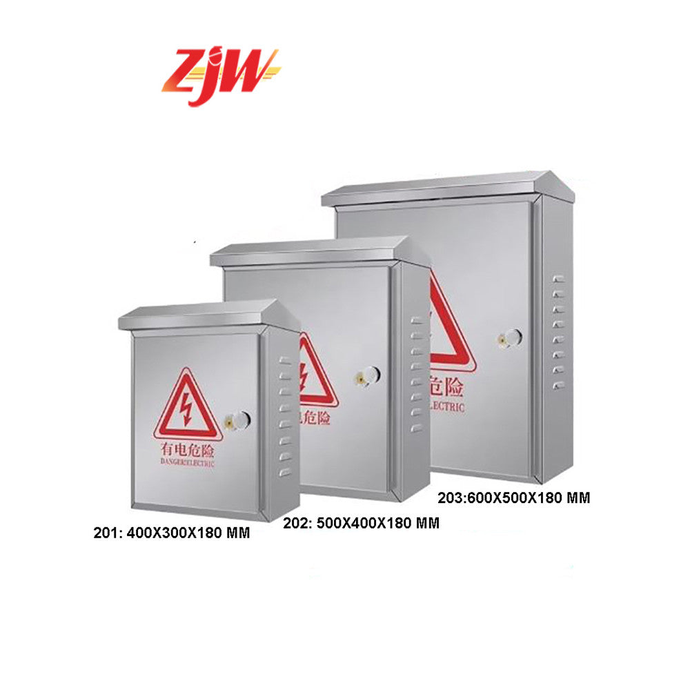 ZJW Stainless Steel Distribution Box Outdoor Rain-proof High-voltage Junction Box Control