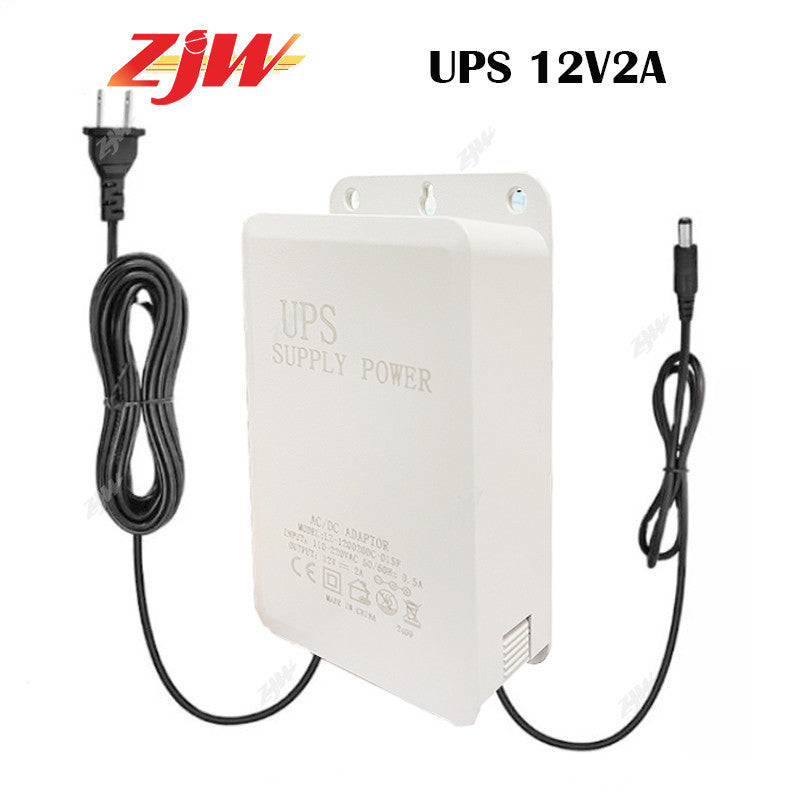 ZJW Uninterruptible Power Supply  12V 2A Mini UPS Battery Backup for CCTV Camera V380 Wifi Camera