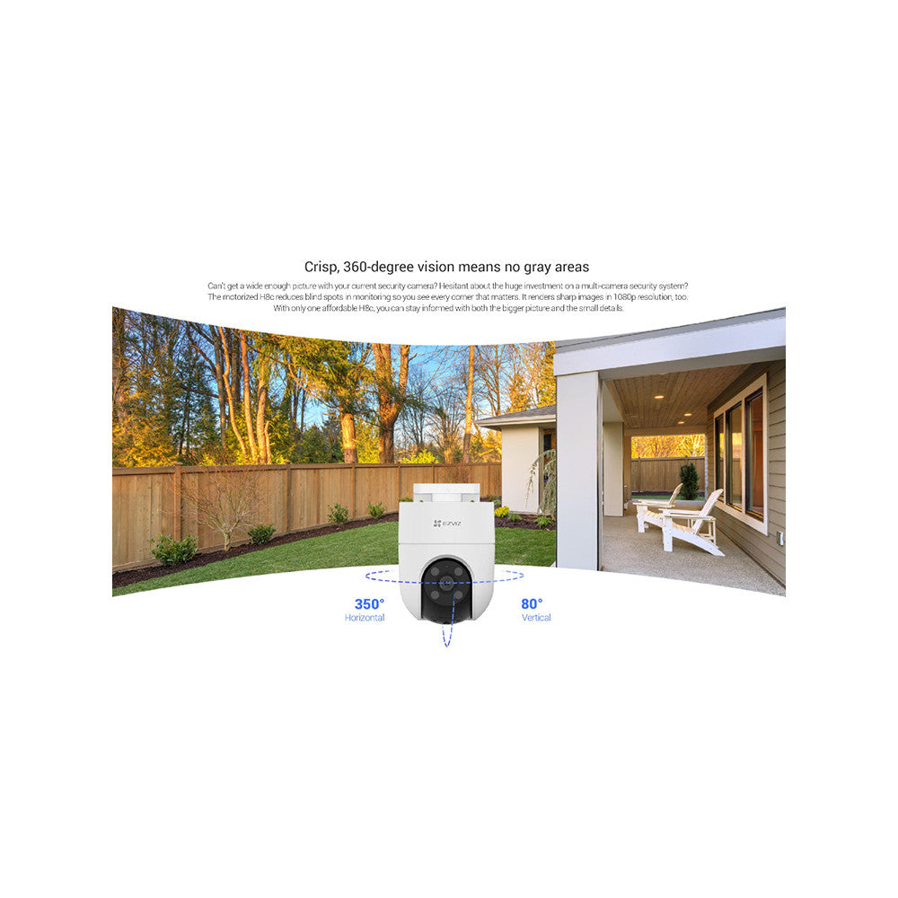 EZVIZ H8C PRO 3MP / 4MP Outdoor CCTV Camera  2way Talk Color Night 360° Pan Tilt Waterproof