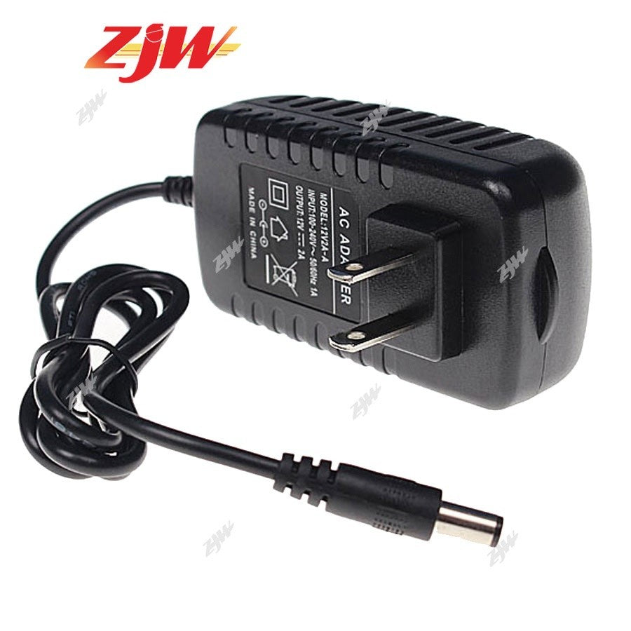 ZJW 12V 1A/2A AC/DC Adapter Charger Power Supply For CCTV Security / TV Plus / WIFI Routers / DVD